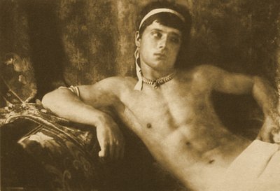 Study of a reclining boy wearing Jewelry, c.1899 by Baron Wilhelm von Gloeden